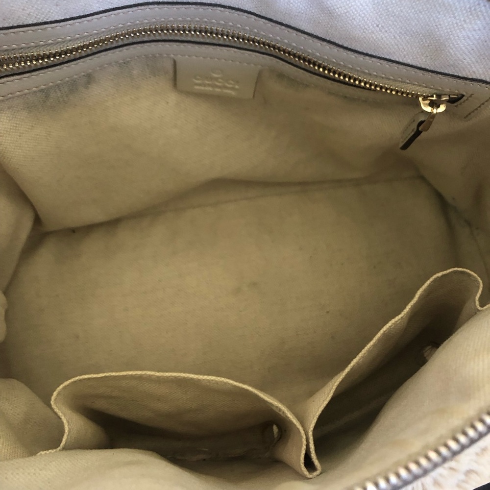 Gucci Microguccissima Gray Monogram Dome Satchel - Picture 7 of 8